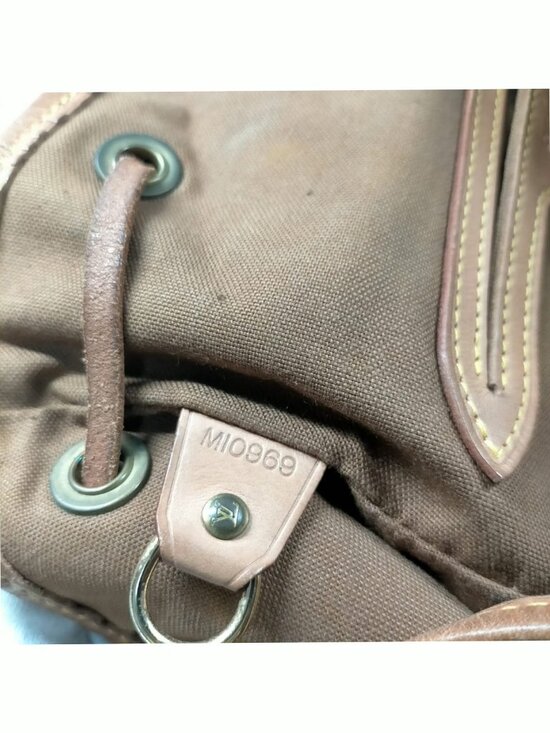 Authentic Louis Vuitton Montsouris GM Backpack Monogram Canvas LV Bag main image 10